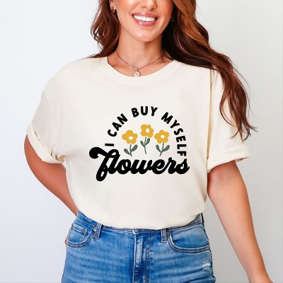 Simply Sage Market I Can Buy Myself Flowers Garment Dyed Tee