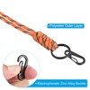 Unique Bargains Badge Lanyard Necklace Keychain Cord Metal Clasp Strap for Key Whistle ID Card Badge Holder 2 Pcs - 4 of 4