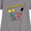 - Hey Arnold! - Best Buds Graphic Short Sleeve Fleece Dress - 2 of 4