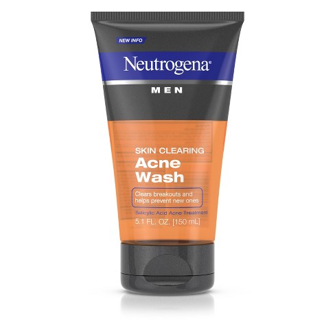 price d acne wash face Acid Clearing Wash Face Men Acne Salicylic Skin Neutrogena