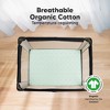 KeaBabies Mini Crib Sheets for Baby Girls, Boys, 2-Pack Soothe Pack and Play Sheets Fitted, Organic Pack N Play Mattress Sheet - 2 of 4
