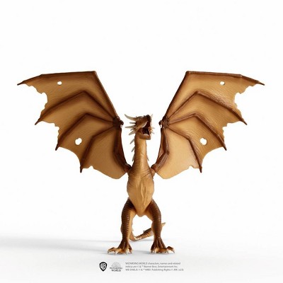 Large Brown and Beige Hungarian Horntail Dragon Figurine