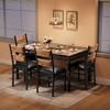 Dining Table Set for 4, Dining Room Table Set for 4 with Corner Protector, Wood Kitchen Table and Chairs Set of 4 - 4 of 4