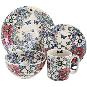 Blue Rose Polish Pottery Vena Dinnerware (16 PC) - 1 of 1