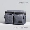 Racxily Universal Stroller Organizer Super Large Capacity, 2-in-1 Baby Stroller Organizer Insulated Cup Holder Inside, 10 Pocket, Gray - 3 of 4