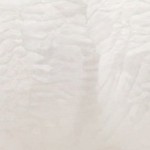 ivory faux shearling fabric/soft gold frame
