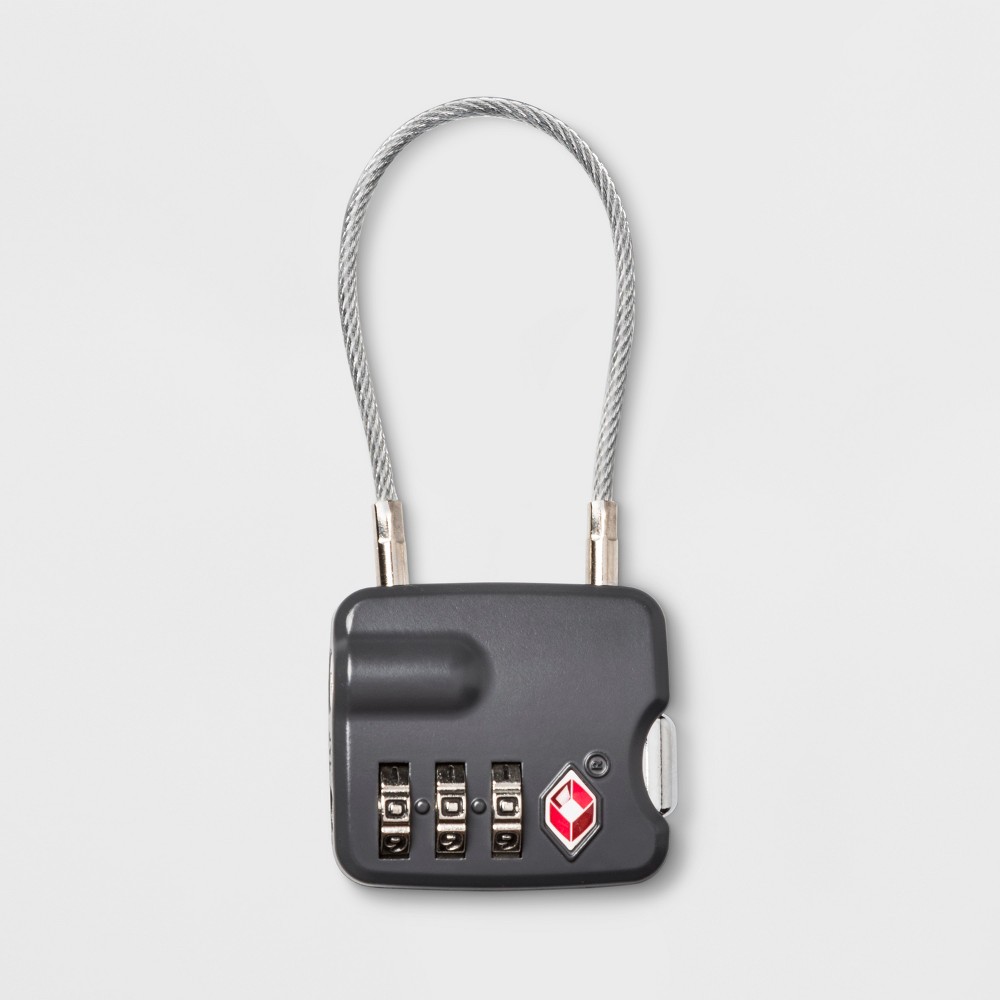 Cable Luggage Lock - Gray - Made By Design