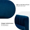 Iapygia Contemporary Tufted Wooden Upholstered Club Chair with Metal Legs  for Bedroom and Living Room Club Chair  | ARTFUL LIVING DESIGN - 4 of 4