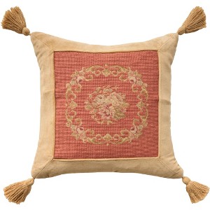 Mina Victory Vintage Classic Floral Indoor Throw Pillow - 1 of 4