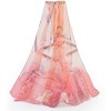 Signare USA Chiffon Bird Blossom Peach Chiffon Scarf - 2 of 4