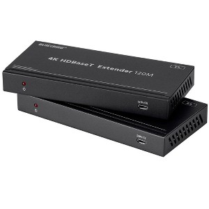 Monoprice Blackbird 4K HDBaseT Extender Kit, 120m, HDR, 18Gbps, 4K@60Hz, YCbCr 4:4:4, HDCP 2.2, PoC, RS-232, Loop Out and Bidirectional IR - 1 of 4
