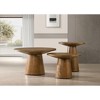 Best Master Furniture, Terra Transitional Round End Table with Pedestal Base - 4 of 4