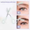 Unique Bargains Portable Stainless Steel Eyebrow Trimmer Scissors with Comb 1 Pc - 4 of 4