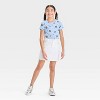 Girls' Squishmallows Pointelle Short Sleeve T-Shirt - Blue - 3 of 3