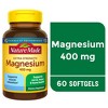 Nature Made Extra Strength Magnesium Oxide 400mg, Muscle, Nerve, Bone, Heart Support Softgels - 60ct - image 3 of 4