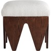 Meridian Furniture,Altair Velour Fur Fabric Bench - 3 of 4