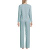 Lands' End Women's Knit Pajama Set Long Sleeve T-Shirt and Pants - 2 of 3