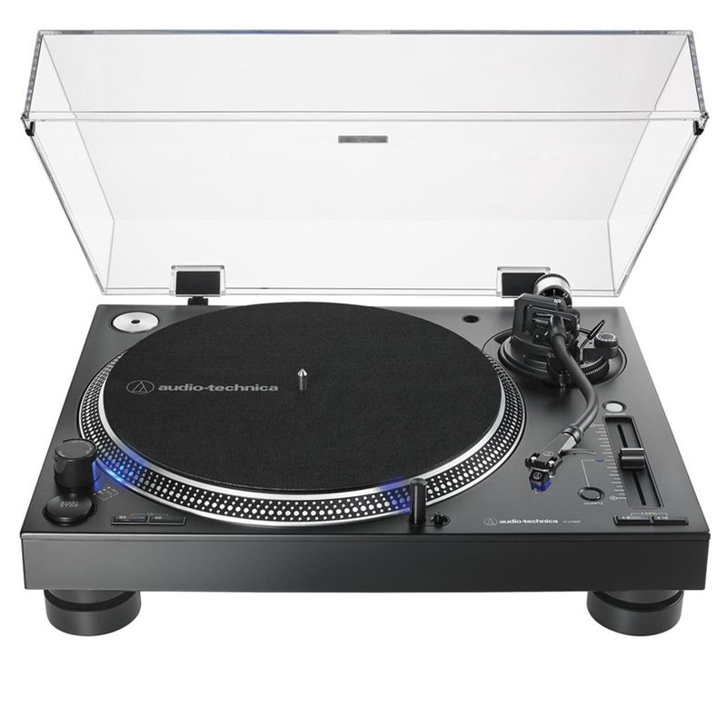 Audio-Technica AT-LP140XP-BK Direct-Drive Professional DJ Turntable (Black), 4 of 7