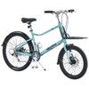 Aukfa 26 Inch Bike with Cargo Aluminum Frame Big Rear Wheel and Small Front Wheel 7 Speed Hybrid Comfort Bike - 2 of 4