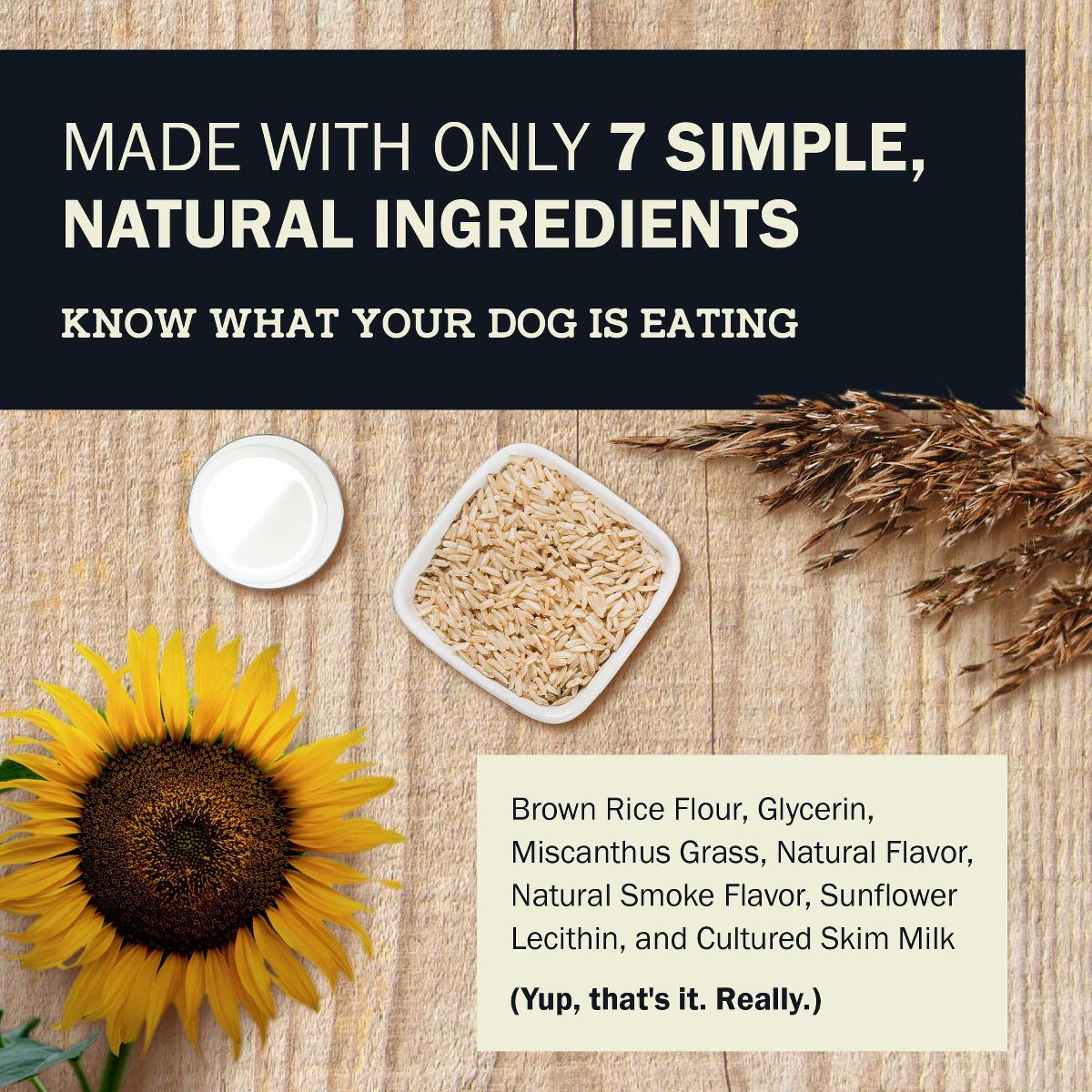 Redbarn Natural Dur-A-Bulls Hickory Flavor Large Dog Chew Treats - thumbnail 3