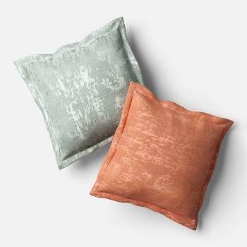 Oversized Velvet Jacquard Square Throw Pillow - Threshold™