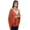 Anna-Kaci Womens Lightweight Chiffon Long Fashion Scarves Solid Color Fall Wrap Shawls - 4 of 4