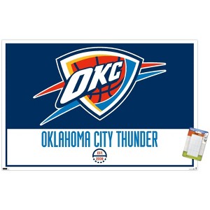Trends International NBA Oklahoma City Thunder - Logo 21 Unframed Wall Poster Prints - 1 of 4