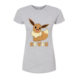 Women's - Pokémon - Eevee Fitted Graphic T-Shirt - 1 of 3