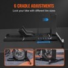 VEVOR Motorcycle Wheel Chock Upright, 1800 lbs Capacity, Heavy-duty Steel Motorcycle Front Wheel Stand with 6 Adjustable Holes, Black - 4 of 4
