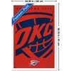 Trends International NBA Oklahoma City Thunder - Logo 25 Framed Wall Poster Prints - 3 of 4