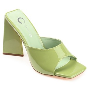Journee Collection Womens Kammali Tru Comfort Foam Open Square Toe Block Heel Sandals - 1 of 4