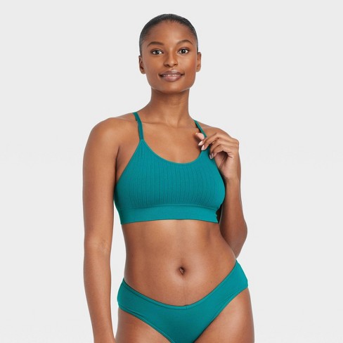 Simply Perfect By Warner's Women's Underarm Smoothing Seamless Wireless Bra  - Blue Tempest L : Target