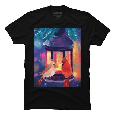 Men's Design By Humans Christmas in the Air By Mellodee T-Shirt