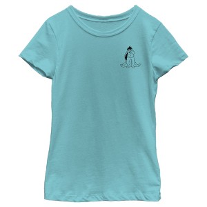 Girl's Winnie the Pooh Eeyore Pocket Sketch T-Shirt - 1 of 4