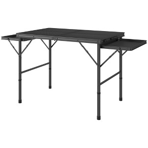 Folding Camping Table, 4.5ft Portable Table with 2 Wing Panels - 1 of 4