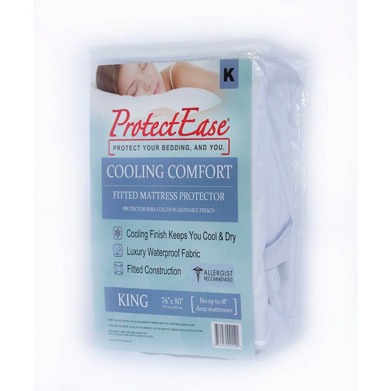 Cooling Comfort Luxury Mattress Protector - ProtectEase, 3 of 6