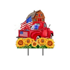 Briarwood Lane Summer Metal Art 27x19 Land of the Free For Summer Metal Art - 1 of 3