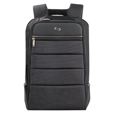 black and gold laptop backpack