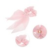Unique Bargains Silver Wire Bow Scrunchies 1 Pc - 3 of 4
