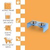 THE LICKER STORE Keaton Modern Acrylic Rectangular Elevated Pet Feeder - 3 of 4