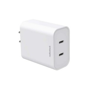 RadioShack Dual Port USB-C Wall Charger 2605164 - 1 of 4