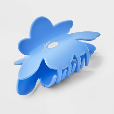 Acrylic Cutout Flower Claw Hair Clip - Universal Thread™ Blue