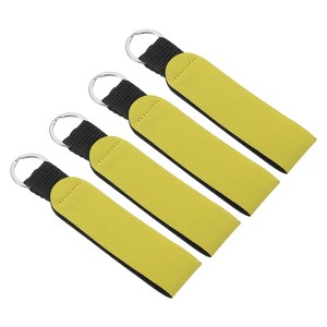 Unique Bargains Neoprene Water Sports Waterproof Floating Keychains 4 Pcs - 1 of 4