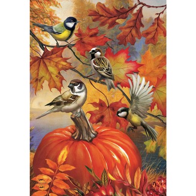 Briarwood Lane Fall Garden Flag 18x12.5 For Outdoor Autumn Bird Gathering Garden Flag Flag For Fall Garden Flag Flags For Outside