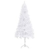 Aghana Digitals 240cm White PVC Corner Artificial Christmas Tree with 525 Tips, Adjustable Branches - 3 of 4