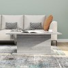 vidaXL Couch Table in Gray Sonoma - Versatile Coffee and End Table Made from Engineered Wood - Stylish and Functional Addition to Your Home Décor - 3 of 4