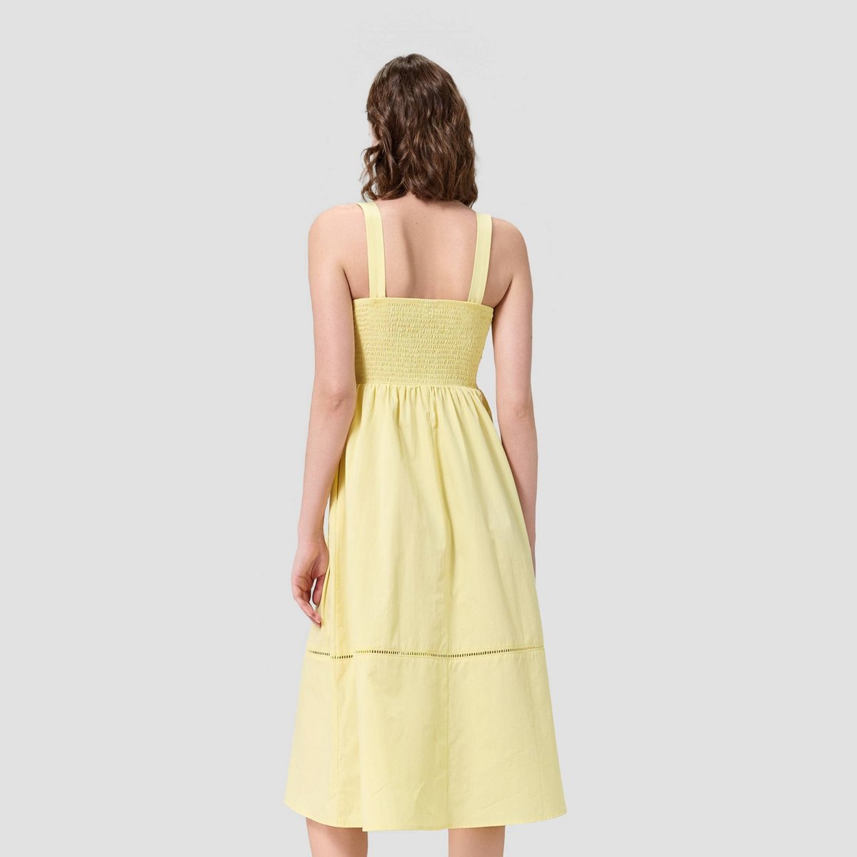 Женские платья A New Day Women's Poplin Fit and Flare Midi A-Line Dress - A New Day™ Brown Polka Dots XL — фото 2