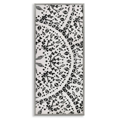 Stupell Industries Boho Fractal Pattern Study, 13" x 30"
