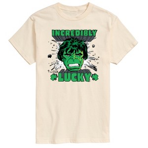 Men's - Marvel - St Patrick's Day Incedibly Lucky Short Sleeve Graphic T-Shirt - 1 of 4
