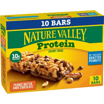 Nature Valley Peanut Butter Dark Chocolate Protein Chewy Bars - 14.2oz - 10ct